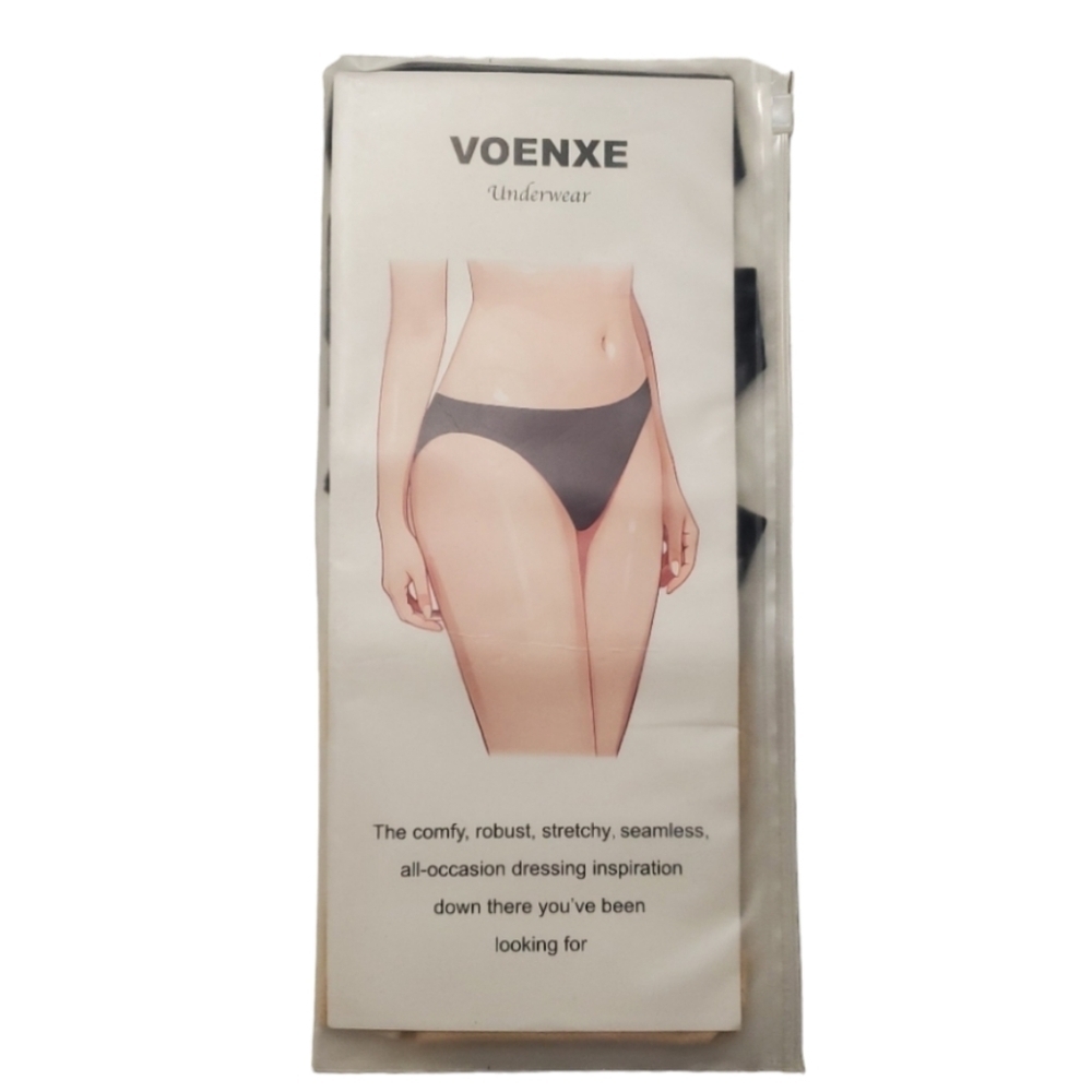 Not For Sale NWT voenxe 5Pk High Waisted Seamless Underwear Thong 3 Blk 2 Nude L